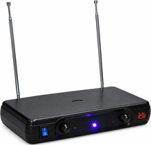 Load image into Gallery viewer, 2 MR DJ MIC6000 Wireless Dual Handheld design Microphone System + Carrying Case