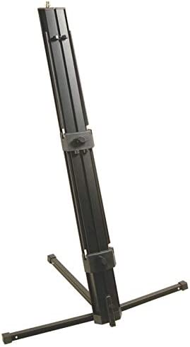 MR DJ KS1000B PRO Professional 2-Tier Black Column Keyboard Stand W 5/8" Mic Mount