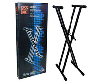 Load image into Gallery viewer, MR DJ KS350 Adjustable Metal Music Keyboard Electronic Piano Dual X Stand