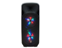 Load image into Gallery viewer, MR DJ LETS-PARTY Dual 12" Battery Powered Bluetooth Speaker Microphone Party Speaker