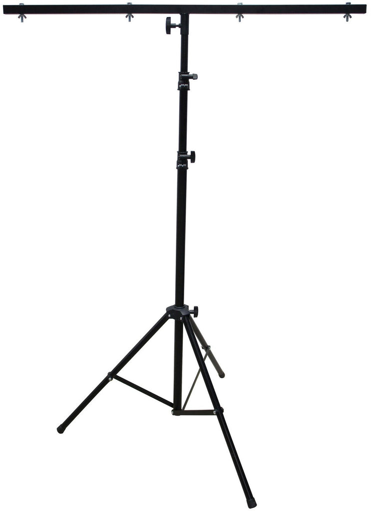 4 MR DJ LS-100 Pro DJ Lighting Tripod & T-Bar Portable Light Stand