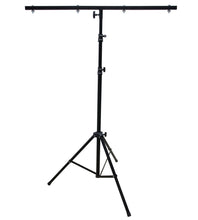 Load image into Gallery viewer, 9 Ft DJ Lighting Tripod Portable Stage T-Bar Light Stand w/ Cross Bar