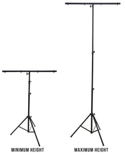 Load image into Gallery viewer, 4 MR DJ LS-100 Pro DJ Lighting Tripod &amp; T-Bar Portable Light Stand