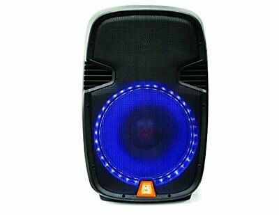 MR DJ PBX1559S 8 Inch 2-Way Portable Passive Speaker with LED Accent Lighting