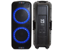 Load image into Gallery viewer, 2 MR DJ PBX6500S Professional Dual 15” 3-Way Full-Range Non-Power/Passive DJ PA Multipurpose Live Sound Loudspeaker
