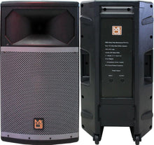 Load image into Gallery viewer, MR DJ PRO115BT &amp; PRO115S PA DJ Active &amp; Passive Speaker &amp; Stands Professional PRO PA DJ 15” 2-Way Full-Range Active &amp; Passive Loudspeaker