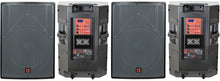 Load image into Gallery viewer, 2 MR DJ PRO118BT 2-Way 18" PRO PA/DJ Bass-Reflex Bluetooth Active Powered Amplified speaker, 5500 watts P.M.P.O.