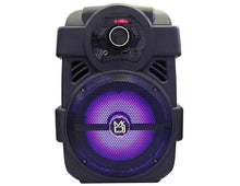 Load image into Gallery viewer, 2 MR DJ PSE-80BT 8” 1200W Portable  Rechargeable Bluetooth Active Speaker