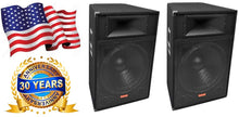 Load image into Gallery viewer, 2 Mr Dj Patron PSS-1700 Pro Audio Single 15" Passive 2-Way DJ/PA Loudspeaker