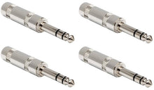 Load image into Gallery viewer, MR DJ QMHS10 Stereo 1/4" 6.35mm Male Audio Plug Connectors 10 Pack