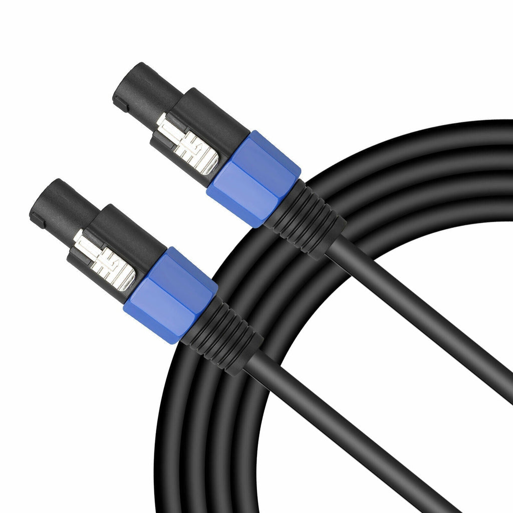 2 American Terminal TCSMSM12 Speakon Male to Speakon Male Speaker Cable 12 ft