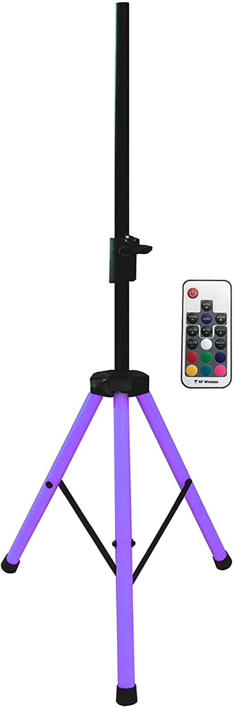MR DJ SS850LED Color Speaker Stand Ultra Bright LED Color Changing Lighting with Remote