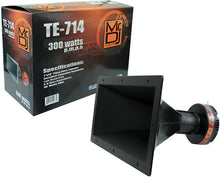 Load image into Gallery viewer, 2 MR DJ TE-714 7"x14" 300W PRO Audio PA/DJ Wide Screw-ON Type PIEZO Horn Tweeter