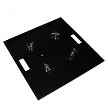 Load image into Gallery viewer, MR TRUSS BP2424B Universal Steel Base Plate 24" x 24" for 12" Square Truss