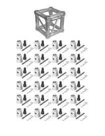 MR Truss TJB6W Universal Corner Junction Block Box 1Way-6Way with 24 Half Conical Couplers for 6Way Installation