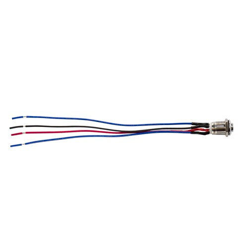 Install Bay MS12W-2 Silver 12MM Round Illuminated Momentary Switches White Qty 2