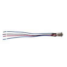 Load image into Gallery viewer, Install Bay MS12Y-2 Silver 12MM Round Illuminated Momentary Switches Yellow Qty 2