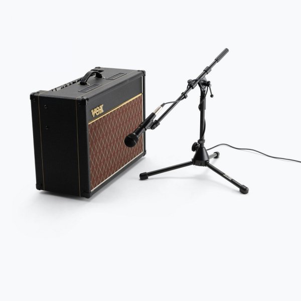 On-Stage MS7411B Drum/Amp Tripod Mic Stand with Boom