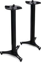 Load image into Gallery viewer, Ultimate Support MS-90-36B MS Series Professional Column Studio Monitor Stands with Non-marring Decoupling Pads and Three Internal Channels - 36"/Black