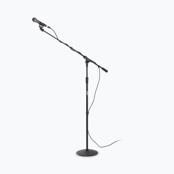 On-Stage MSA9800 Production-Grade Telescoping Mic Boom with Dual-Mic Capability