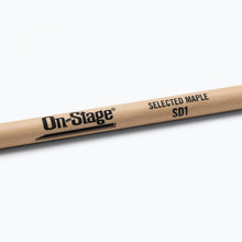 Load image into Gallery viewer, On-Stage MWSD1 Maple Drum Sticks (SD1, Round Tip, 12 pr)