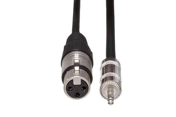 Hosa MXM-015 Microphone Cable 3.5 mm TRS Male to Neutrik XLR Female 15 foot