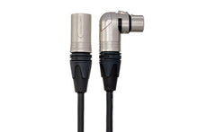 Load image into Gallery viewer, Hosa MXX-025RS Microphone Cable Neutrik Right Angle XLR Female to XLR Male 25 foot