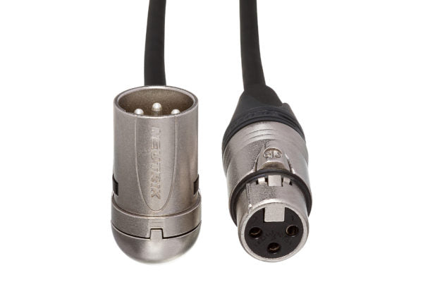 Hosa MXX-025SR Microphone Cable Neutrik XLR Female to Right Angle XLR Male 25 foot