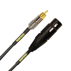 Mogami GOLD XLRF-RCA-06 Gold Series XLRF to RCA Cable – 6ft