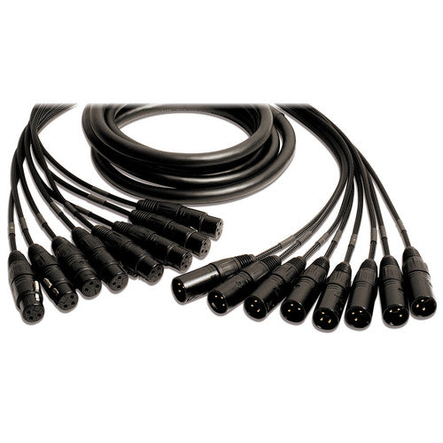 Mogami GOLD 8 XLR-XLR-100 8-channel XLR Male to XLR Female Snake Cable - 100 foot