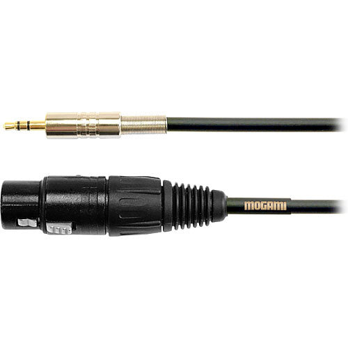 Mogami GOLD-XLRF-MINI-018 3.5mm TRS Male to XLR Female Cable - 1.5 foot