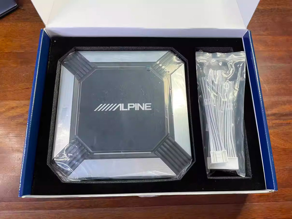 Alpine PXE-X121-12EV 12-Channel Hi-Res Digital Sound Processor and Amplifier Bundle