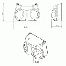 Load image into Gallery viewer, METRA OH-UNI02 Overhead Speaker+Receiver Enclosure For Polaris RZR/ATV/UTV/Cart