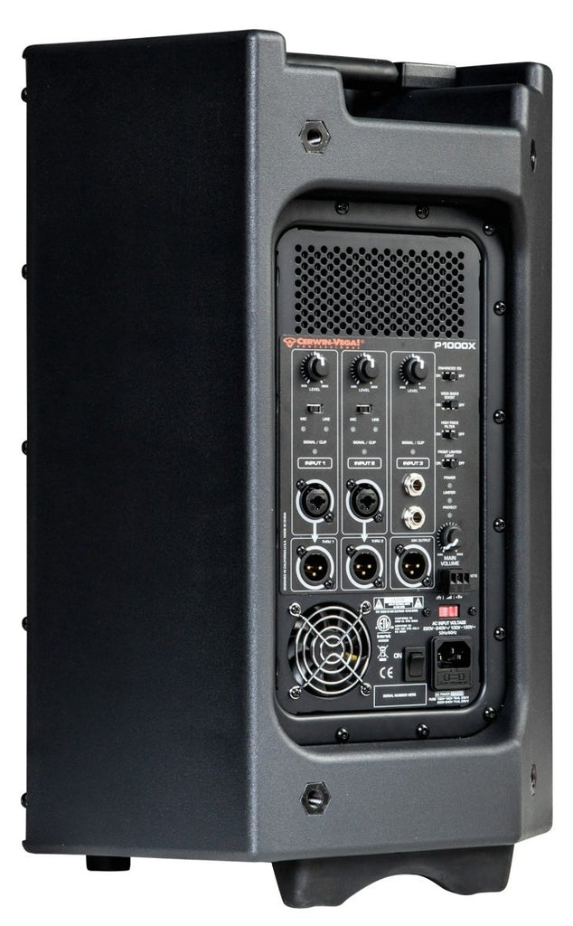 Cerwin-Vega P1000X 10" 2 Way 1000 Watt Powered Active PA Speaker