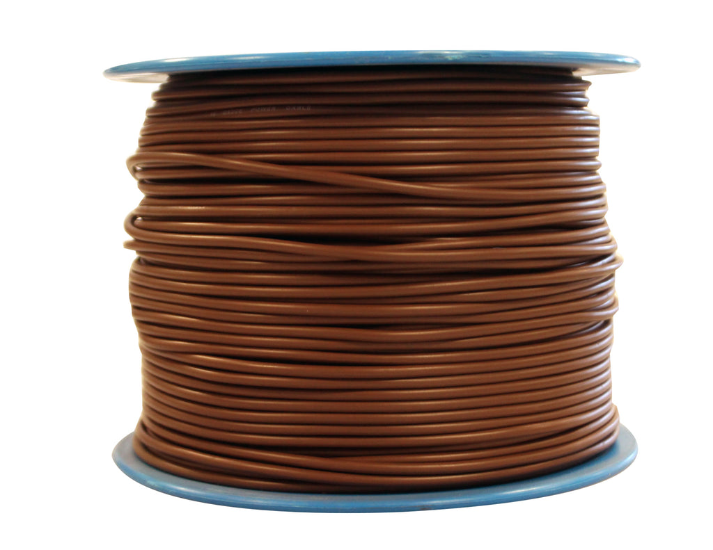 Absolute USA P16-500BR 16 Gauge 500FT Primary Power & Remote Wire – Brown
