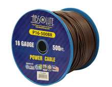 Load image into Gallery viewer, Absolute USA P16-500BR 16 Gauge 500-Feet Spool Primary Power Wire Cable (Brown)