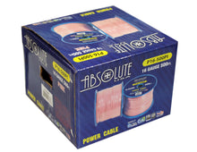 Load image into Gallery viewer, Absolute USA P16-500PI 16 Gauge 500-Feet Spool Primary Power Wire Cable (Pink)