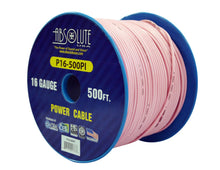 Load image into Gallery viewer, Absolute USA P16-500PI 16 Gauge 500-Feet Spool Primary Power Wire Cable (Pink)