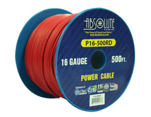 Load image into Gallery viewer, Absolute USA P16-500RD 16 Gauge 500-Feet Spool Primary Power Wire Cable (Red)