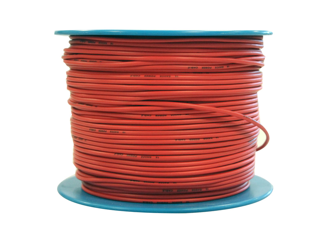 Absolute USA P16-500RD 16 Gauge 500-Feet Spool Primary Power Wire Cable (Red)