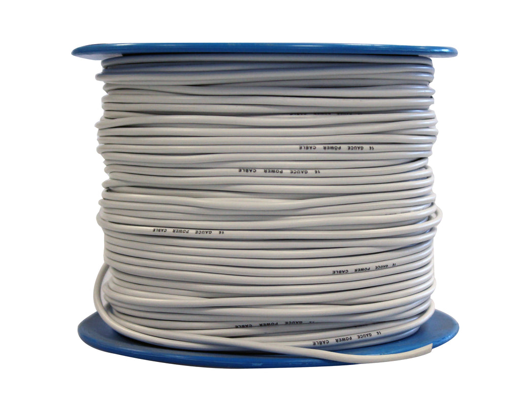 Absolute USA P16-500WH 16 Gauge 500FT Primary Power & Remote Wire – White