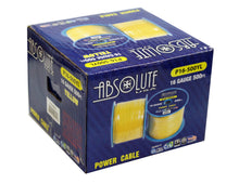 Load image into Gallery viewer, Absolute USA P16-500YE 16 Gauge 500-Feet Spool Primary Power Wire Cable (Yellow)