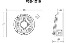 Load image into Gallery viewer, Rockford Fosgate P3S-1X10 Punch Single P3S 10" Shallow Loaded Enclosure