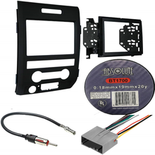 Load image into Gallery viewer, Absolute Package6 Car Stereo Installation Kit Compatible with Ford F150 2009 – 2012 In-Dash Mounting Kit, Antenna, and Harness for Double Din Radio Receivers
