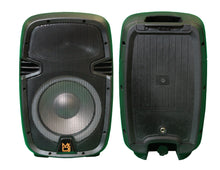 Load image into Gallery viewer, MR DJ 2X10" PA DJ 2-Way Active Power Speaker Mixer EQ USB Karaoke