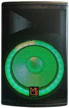 Load image into Gallery viewer, MR DJ PBX4500LED 15" 2-Way PA DJ 4500W Active Powered Bluetooth Karaoke Speaker LED Lighting + Speaker Stand
