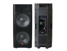 Load image into Gallery viewer, MR DJ PBX6500LED PRO PA DJ Dual 15" 3-Way Full-Range Powered/Active Live Sound Bluetooth Loud Speaker