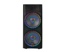 Load image into Gallery viewer, MR DJ Dual 15 lnch 3 WAY 5000W PA DJ Powered Speaker BT LED Light Speaker