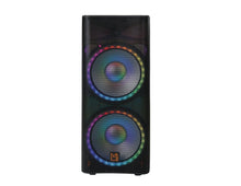 Load image into Gallery viewer, 2 MR DJ PBX6500LED &amp; PBX6500S Dual 15" Full-Range Powered/Active and Passive DJ PA Multipurpose Live Sound Bluetooth 3 Way Loudspeakers