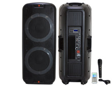 Load image into Gallery viewer, MR DJ PBX6500LED &amp; PBX6500S Dual 15” 3-Way Full-Range Powered/Active and Passive DJ PA Multipurpose Live Sound Bluetooth Loudspeaker